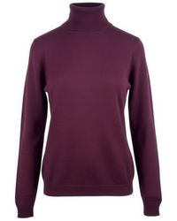 La Fileria - Jersey Bordeaux - Lyst