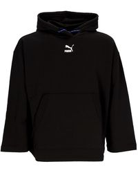 PUMA - Lichtgewicht Hoodie Dare To Oversized Hoodie Zwart - Lyst