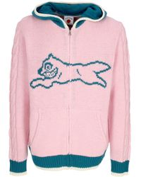ICECREAM - Cardigan Running Dog Knitted Zip Through Hooded - Lyst