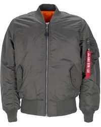 Alpha Industries - Ai Ma-1 Rep. Graue Herren-Bomberjacke - Lyst