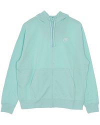 Nike - Lightweight Hooded Sweatshirt With Zip Sportswear Club Hoodie Full Zip French Terry - Lyst