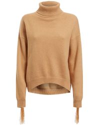 Guess - Leonie Roll Neck Ls Sweater G197 Khaki Tan W2Br32 Z2Wx0 - Lyst