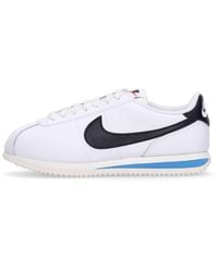 Nike - Lage Damesschoen W Cortez Leather Wit/Zwart/Lt Photo/Sail - Lyst