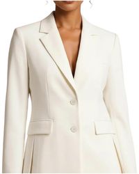 Imperial - Blazer De Raza Simple Con Bolsillos De Rosca Y Aberturas Laterales Mujer - Lyst