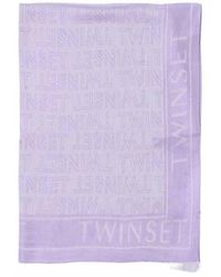 Twinset - Scarf Donna Viola - Lyst