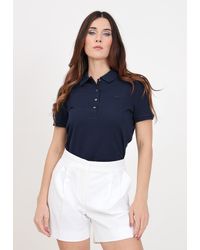 Lacoste - Blaues -T-Shirt Und Polo - Lyst