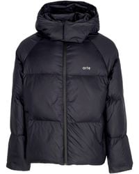 Arte' - Mannen Puffer Jacket Zwart - Lyst