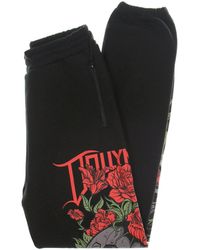 DOLLY NOIRE - Pantalones De Chandal Ligeros Para Hombre Pantalones De Chandal De Primavera Rojos Negro - Lyst