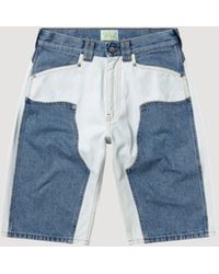Aries - Patchwork Western Carpenter Shorts - Lyst
