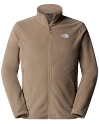 The North Face - Sweatshirt Sport Nf0A8D0Rbow1 M Glacier Flc Jkt Mocha - Lyst