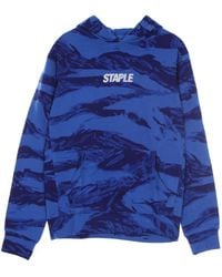 Staple - Sweat A Capuche Leger Pour Hommes Popover Hoodie Bleu - Lyst