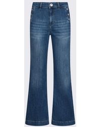 Liu Jo - Jeans Taille Hoge Vrouw Denim Blauw - Lyst