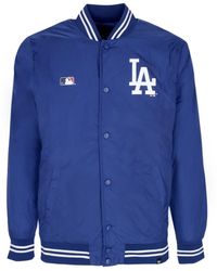 '47 - Mlb Drift Track Jacket Losdod Bleu Royal Blouson Bomber Homme - Lyst