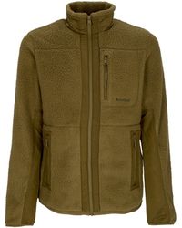 Timberland - Sherpa Fleece Jacke Mit Verstärkten Einsätzen - Lyst