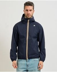 K-Way - Blauwe Jassen - Lyst