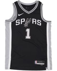 Nike - Basketball Tank Top Nba Icon Edition 2022 Dri-Fit Swingman Jersey No 1 Victor Wembanyama Sanspu - Lyst
