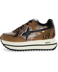 W6yz - Damen Sneaker Deva W 2017405411D33 Braun/Schwarz/ Dunkelbraun - Lyst