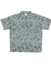 Huf - Groovy Short Sleeve Shirt Zip Work Shirt - Lyst