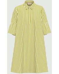 Marella - Vestido En Popeline Mujer Acido Verde - Lyst