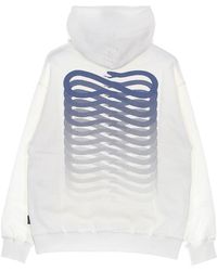 Propaganda - Lichtgewicht Herensweatshirt Met Capuchon Ribs Hoodie Naturel/Blauw - Lyst