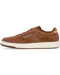 Reebok - Zapatillas Bajas Hombre Club C 85 Collegiate Marron - Lyst