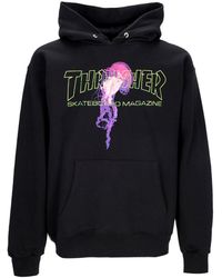 Thrasher - Atlantic Drift Hoodie Zwarte Herenhoodie - Lyst