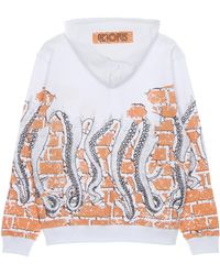 Octopus - Sudadera Ligera Con Capucha Para Hombre Bricks Hoodie Blanco - Lyst