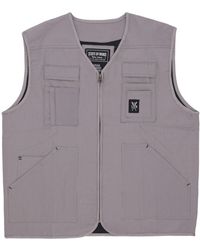 5TATE OF MIND - Chaleco Retrofuture Sin Mangas Para Hombre Gris - Lyst