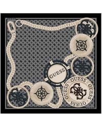 Guess - Scarf Mujer Negro - Lyst