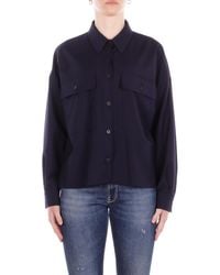 Weekend by Maxmara - Blauwe Hemden - Lyst