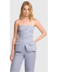 Kocca - Top Buster Vrouw Blauw - Lyst