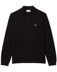 Lacoste - T-Shirts En Polo Zwart - Lyst