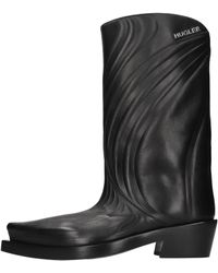 Mugler - Bottes Noires - Lyst