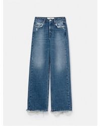 Séfr - Frayed Cut Jeans - Lyst