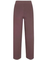 Alpha Studio - Trousers Chocolate - Lyst