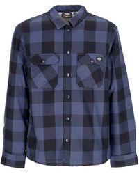 Dickies - Camisa Acolchada Con Forro Sherpa Para Hombre Sacramento Azul Marino - Lyst