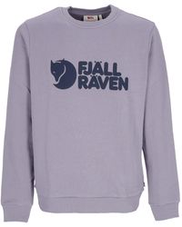 Fjallraven - Herren-Sweatshirt Mit Rundhalsausschnitt Und Logo-Pullover Flint - Lyst