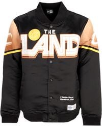 KTZ - Bomber Jacket Nba Ce Snap Satin Jacket Clecav - Lyst