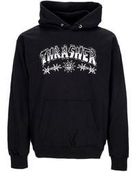 Thrasher - Hoodie Met Prikkeldraad Zwart - Lyst