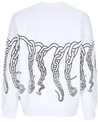 Octopus - Leichtes Herren-Sweatshirt Mit Rundhalsausschnitt, Chain Crewneck, Weib - Lyst