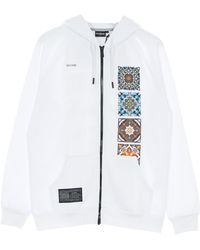 DOLLY NOIRE - Herren-Kapuzenpullover Mit Reibverschluss, Bedrucktes Leiterplatten-Hoodie, Weib - Lyst