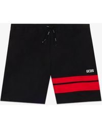 Gcds - Costume Logo Regular Swim Shorts - Lyst