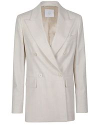 Eleventy - Once Chaquetas Color Crema - Lyst