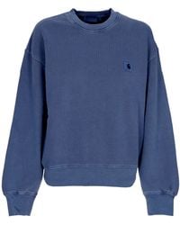 Carhartt - Sudadera Ligera Con Cuello Redondo Para Mujer W Nelson Sweat - Lyst