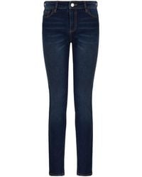 ARMANI EXCHANGE - Vaqueros Azules - Lyst