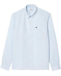 Lacoste - Blauwe Hemden - Lyst
