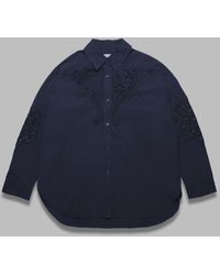 Essentiel Antwerp - Hoofd Lace Panelled Shirt - Lyst