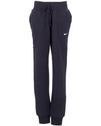 Nike - Pantalon De Survetement Polaire Femme Sportswear Phoenix Polaire Jogging Taille Haute Noir/Voile - Lyst
