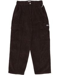 Obey - Bigwig Baggy Corduroy Cargo Pant Java Bruine Herenlange Broek - Lyst