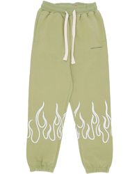 Vision Of Super - Lightweight 'Tracksuit Pants Embroidery Flame Pants - Lyst